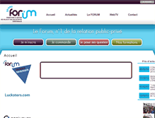 Tablet Screenshot of forumgv.com